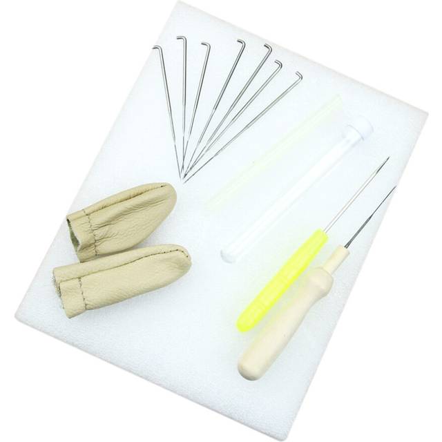 1set Needle Felting Kit Wool Felt Tools Mat + Accessories Craft