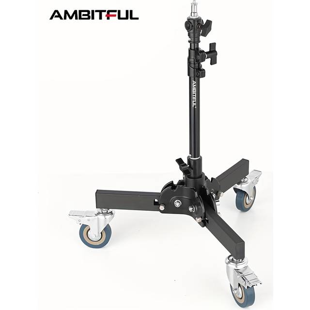 TEMU Ambitful Professional Folding Light Stand With Wheels, 24x31.8in - Durable & Portable For Studio Flash Led Lights