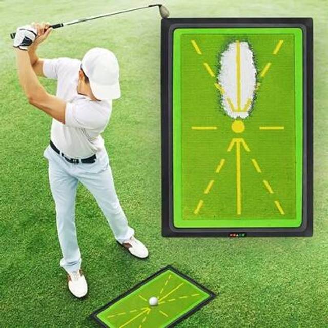 SHEIN Golf Swing Training Mat For Swing Detection, Advanced Golf Impact Pad, Feedback Golf Practice Mat, Indoor/Outdoor Premium Golf Hitting Mat, Golf Train