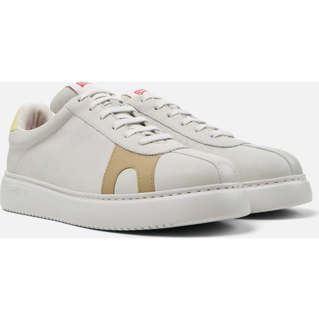 Camper för män. K100743-043 Runner K21 Twins läderskor vit (44), Hud, Karta, Nyckelband, Casual, Hållbar - Vit, Läder (44)