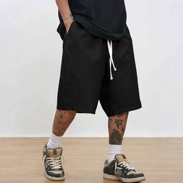 SHEIN Men&#39;s Casual Comfortable Knee Length Shorts
