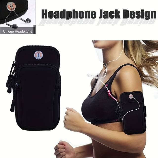 TEMU Waterproof Running Arm Bag For Mobile Phones - Store Your Phone While Exercising