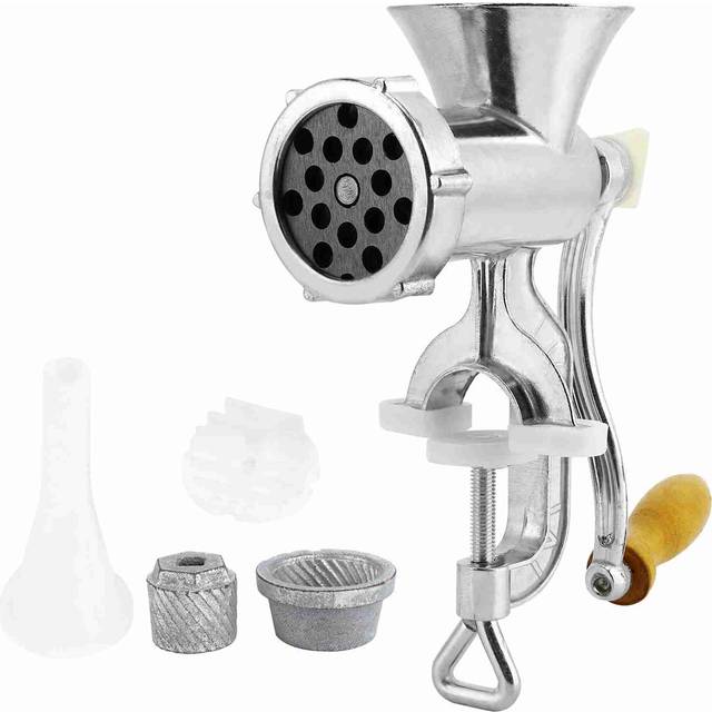 Manual Meat Grinder Aluminum Alloy Sausage Beef Mincer for Making Sausage Kitchen Tool L(for 6.5-9kg)