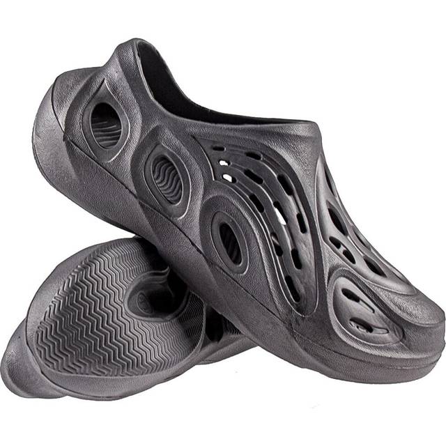(8 UK, Grey) Mens Clogs Slip On Runner Beach Walking Sandals
