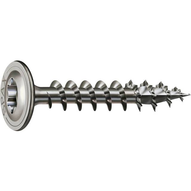 SPAX Wirox Hi.Force wood screw, diameter 6 mm, flat head, T-Star plus, cut tip 6 x 40 mm, pack of 200