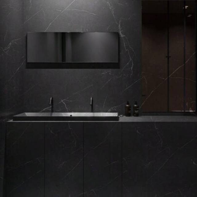 SHEIN 1 Roll Matte Black PVC Waterproof And Moisture-Proof Wallpaper, Perfect For Living Room And Bedroom Wall Renovation And Decoration, With A Color Very