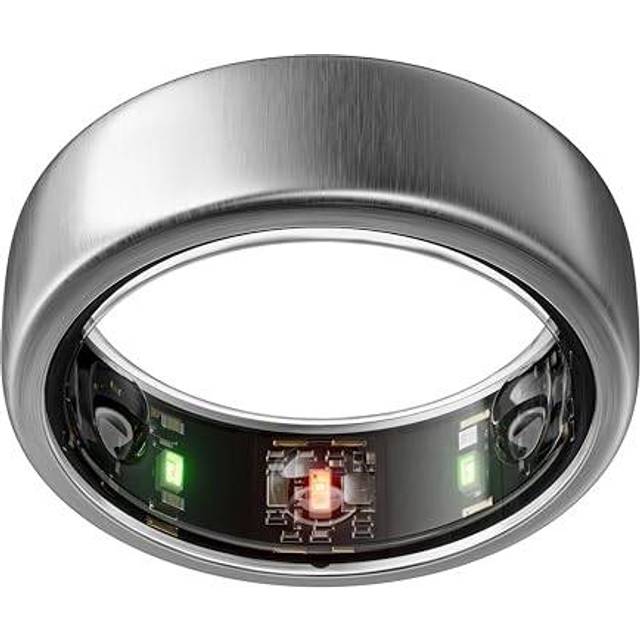 OURA Ring Gen3 Horizon - Brushed Titanium, Size 9, Silver/Grey