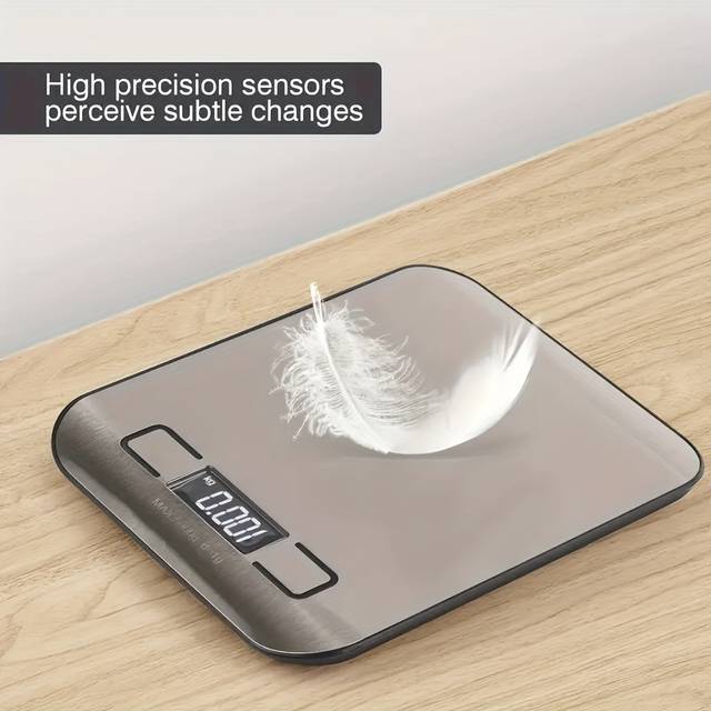 TEMU Kitchen Scale, Gram Weight Scale, Food Scale, Postal Scale, Scale, Electronic Coffee Scale, Kitchen Digital Scale, Baking Scale, Industrial Scale, Jewelry Scale - No Battery