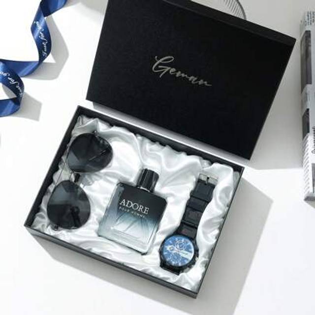 SHEIN Holiday Gift Set For Friends & Family, Men&#39;s Watch Gift Set, Suitable For Valentine&#39;s Day (For Boyfriend/Husband), Father&#39;s Day (For Dad), Teacher&#39;s D