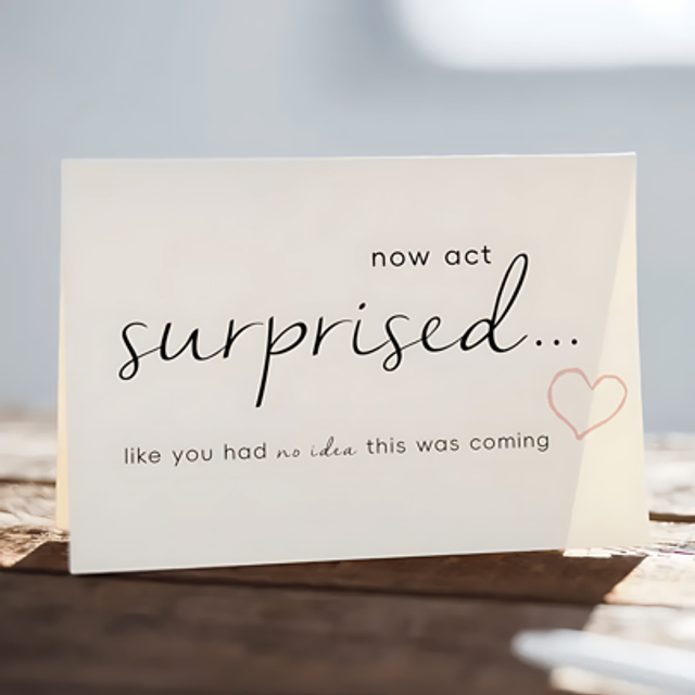 SHEIN 1pc, Will You Be My Bridesmaid Card, Act Now Surprise Card, Bridesmaid | Bridesmaid Proposal Card | Bridesmaid Gift Wedding Card