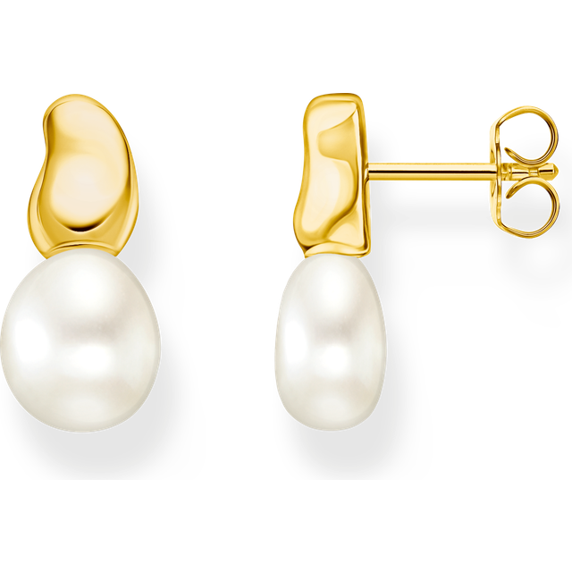 Thomas Sabo H2320-430-14 Ohrstecker mit Perlen Natural Beauty vergoldet Damen