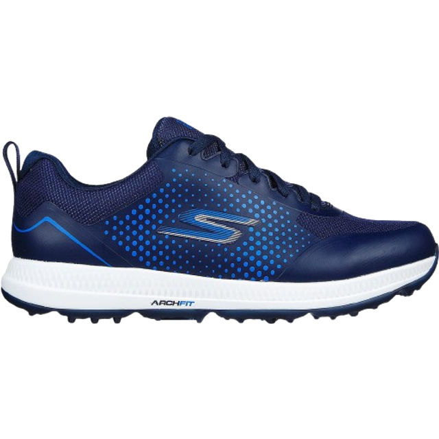 Skechers Go Golf Elite 5 Sport Golf Shoes Waterproof Men's Trainers, Size 7 In Navy / Blue