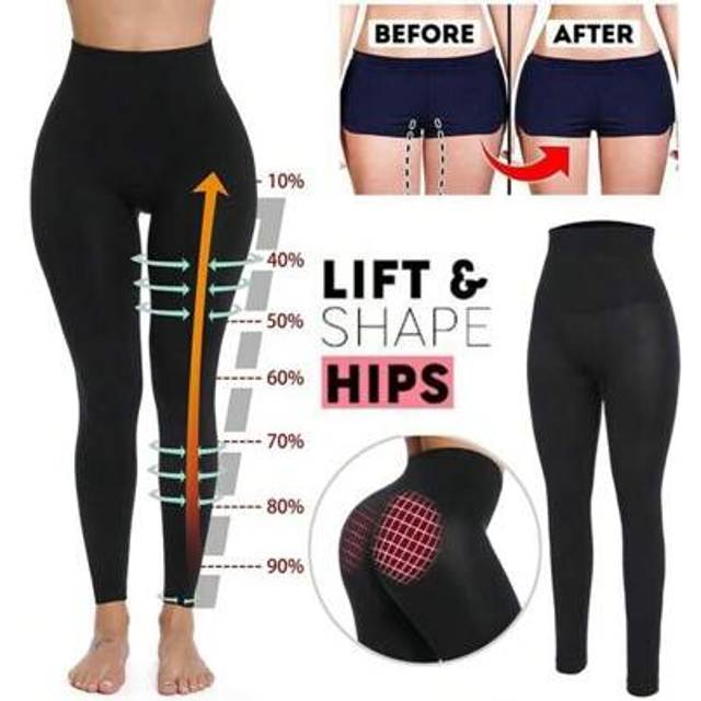 SHEIN Anti-Cellulite Slimming Premium High Waist Tummy Control Shapewear Shaping Leggings Body Shaper Pants For Women