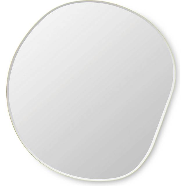 Ferm Living - Pond Mirror XL - messing/vermessingt/BxHxT 87x94x1,5cm/inkl. Schrauben - brass (1.5 x 87.0 x 94.0cm)