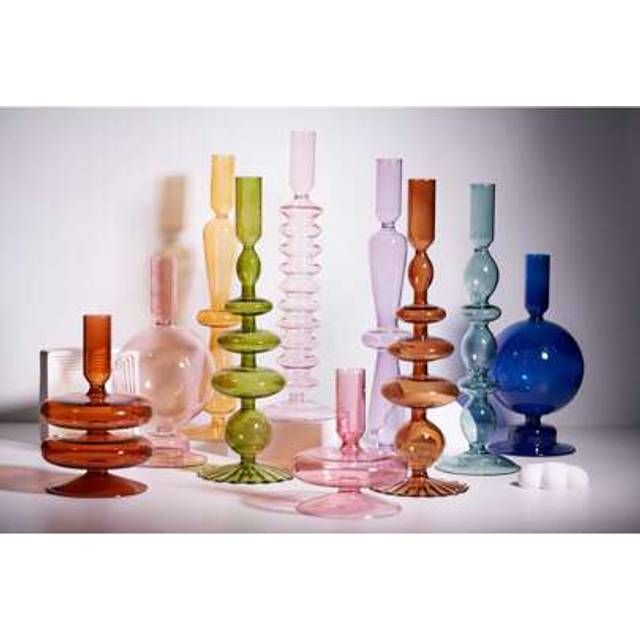 SHEIN One Piece Unique Glass Candle Holders , Light Up Your Life With Our Beautiful Glass Candle Holders. Handcrafted To Perfection, These Holders Are Perfe