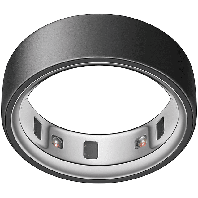 OURA Ring 4 - Stealth, Size 7, Black