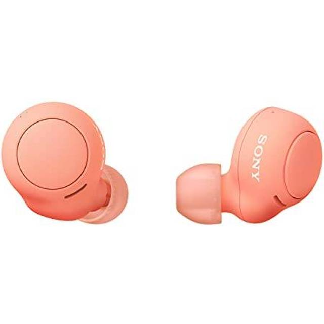 Sony wf-c500 true wireless bluetooth in-ear headphones - orange