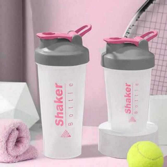 SHEIN 1PC Sport Shaker Bottle For Protein With Mixing Agitators Sports Bottle, Water Bottle For Outdoor