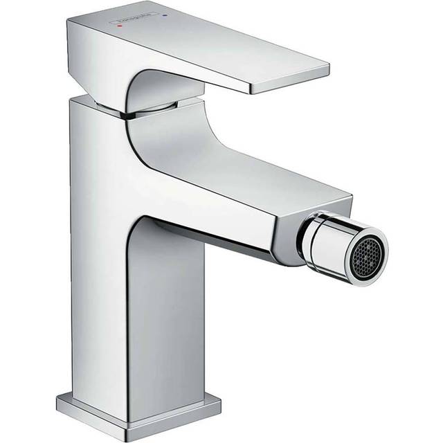 Hansgrohe Metropol Chrome Single Lever Bidet Mixer Tap With Push-Open