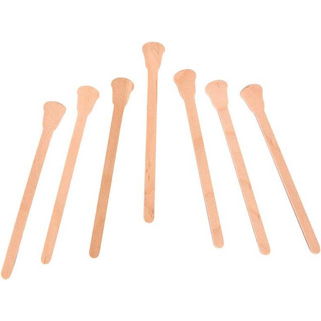 50Pcs/lot Disposable Wooden Waxing Wax Spatula Tongue Bamboo Sticks Hair Removal Cream Stick For Waxing Body Hair Care
