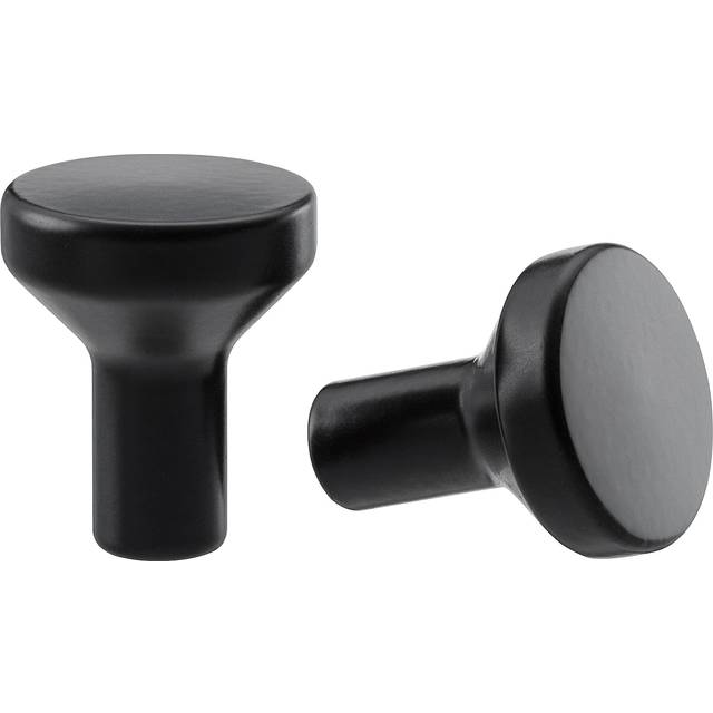 BAGGANÄS knopp, svart, 21 mm