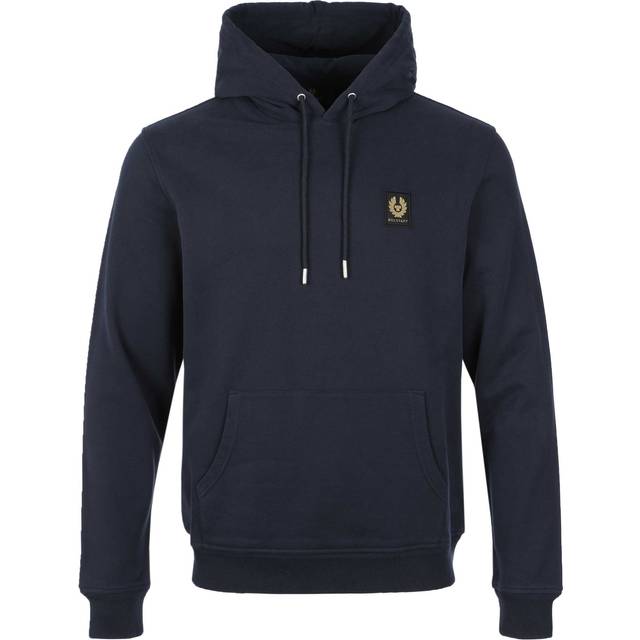 Belstaff Men's Logo Hoodie - Black - Size: 44
