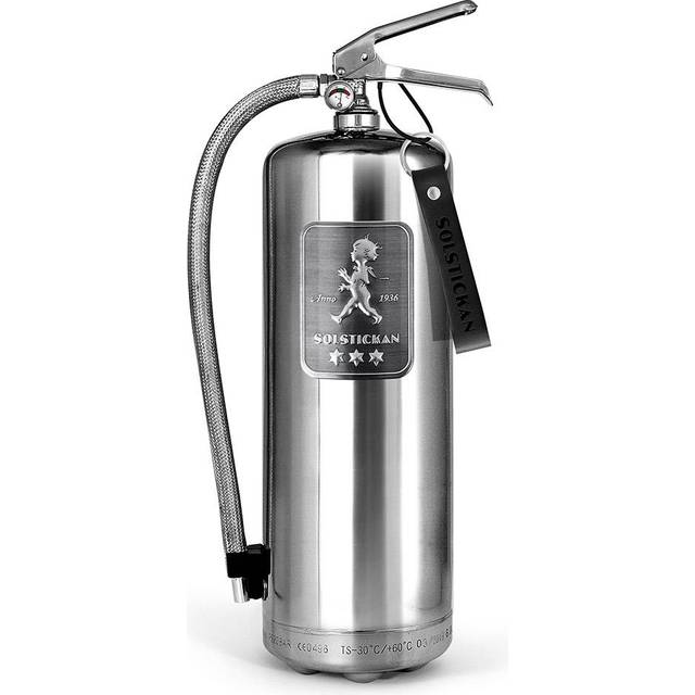 Solstickan - Brandsläckare 6 Kg Steel Design Edition - Stål