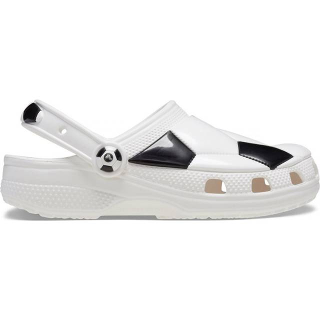 Crocs | Kids | Classic Soccer | Clogs | White / Black | C12 - White/Black