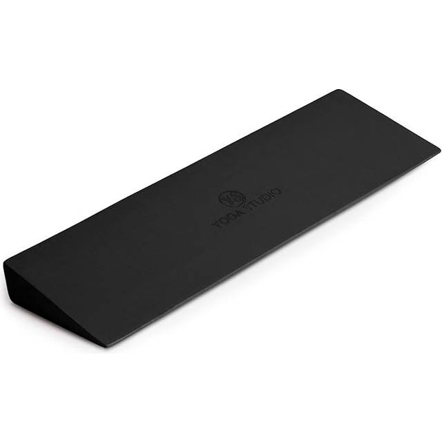 Yoga Studio lätt EVA halkfri snedställande yoga pilates kil | sportkil för knäböj pushups tryck | stödjande kilhöjningsblock – 50 x 15 x 5 cm (lila) (grafitgrå)