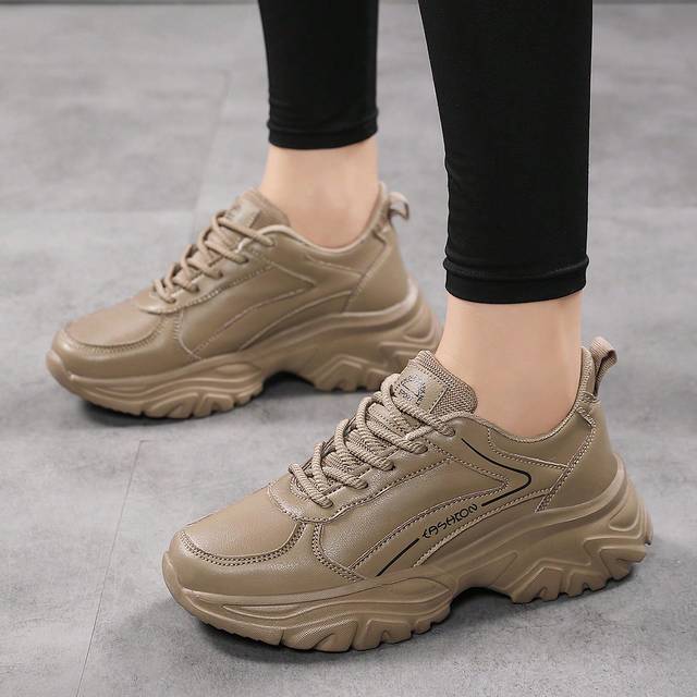 SHEIN Women&#39;s Lace-Up Outdoor Casual Sneakers, Waterproof Non-Slip Running Shoes, Suitable For Spring, Autumn And All Seasons