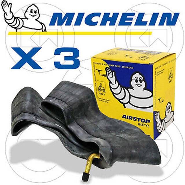 3 Michelin Inner Tubes 10b4 For Tyre 3.50.10 Vespa Px 200 P X (vnx1t)