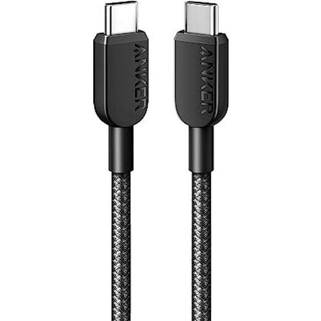 Anker 310 usb c to c cable 3ft 60w/3a fast charge for samsung macbook switch
