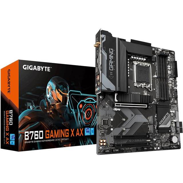 GIGABYTE B760 GAMING X AX Intel B760 Chipset (Socket 1700) ATX Motherboard