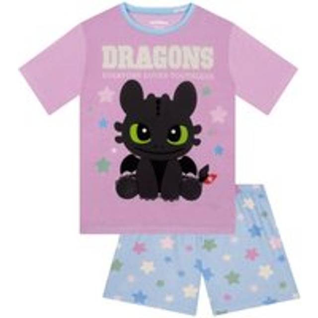 Character Character Purple Toothless Short Pyjamas