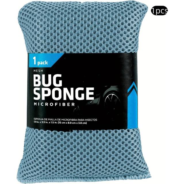 TEMU Durable, Soft Mesh Car Wash Sponge For Insect And Tar Removal