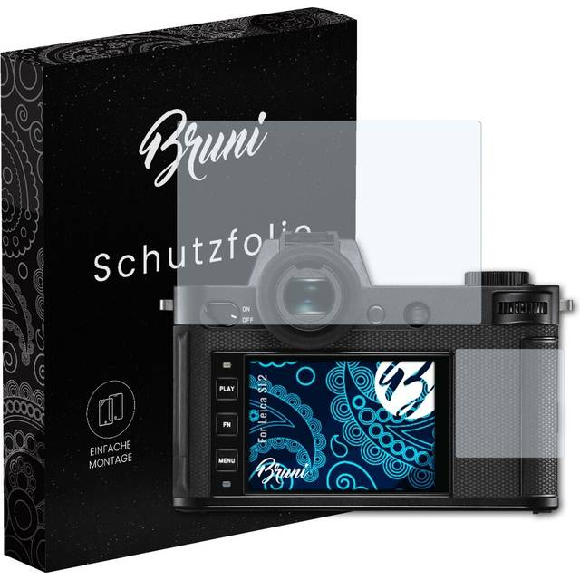 Bruni 2x protective film for leica sl2 screen protector screen protection
