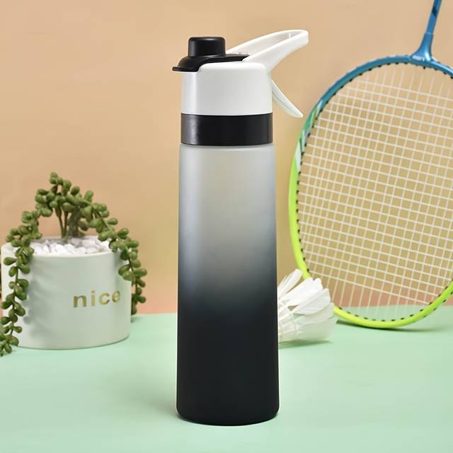 TEMU 700ml Sport Spray Mist Water Bottle Drinking Kettle Water Cup