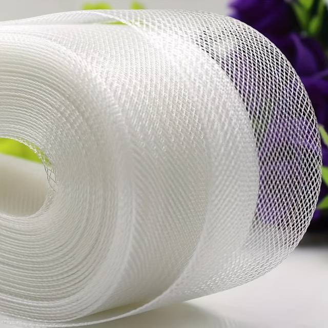 TEMU White Polyester Tulle Fabric - Stiff & Thick For Wedding Dresses, Latin Dance Costumes, Diy Sewing & Craft Projects, Dance Skirt Support | Seamless Finish | Sturdy Construction