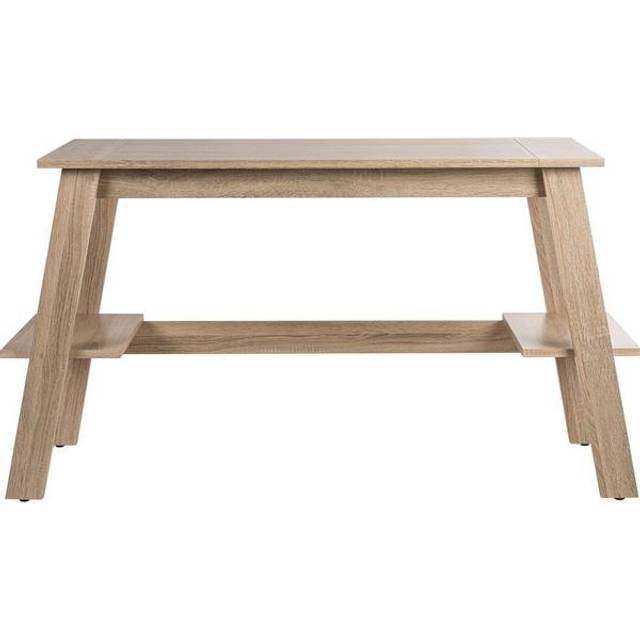 Teknik Office Baylor Trestle Desk, Sonoma Oak