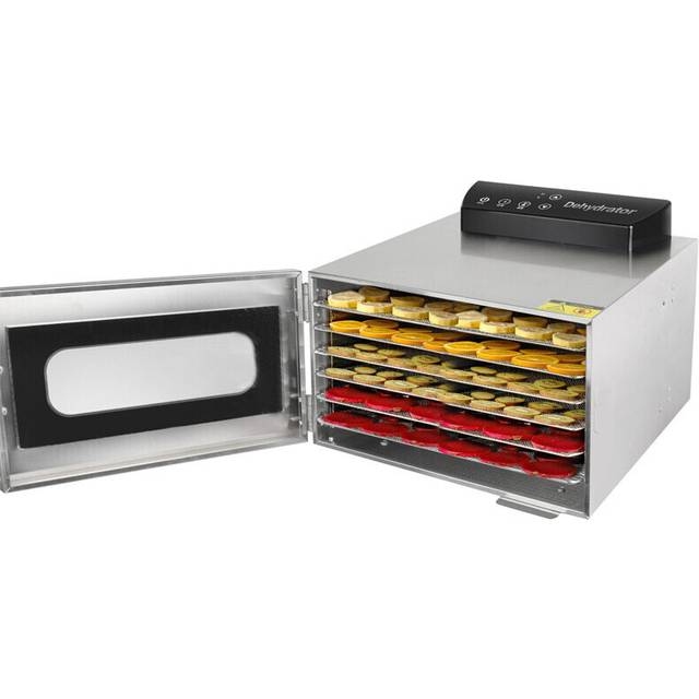 LT-81 Fruit Vegetable All Stainless Steel 6 Layer Dried Fruit Food Dryer Mini Fruit Slice Medicinal Material 400w