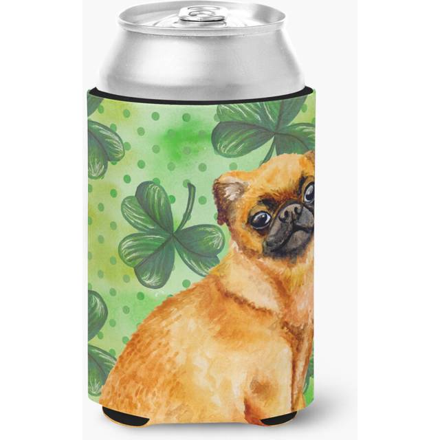 """""Caroline's Treasures Small Brabant Griffon St Patrick's Decorative Can Hugger  Multicolor"""""