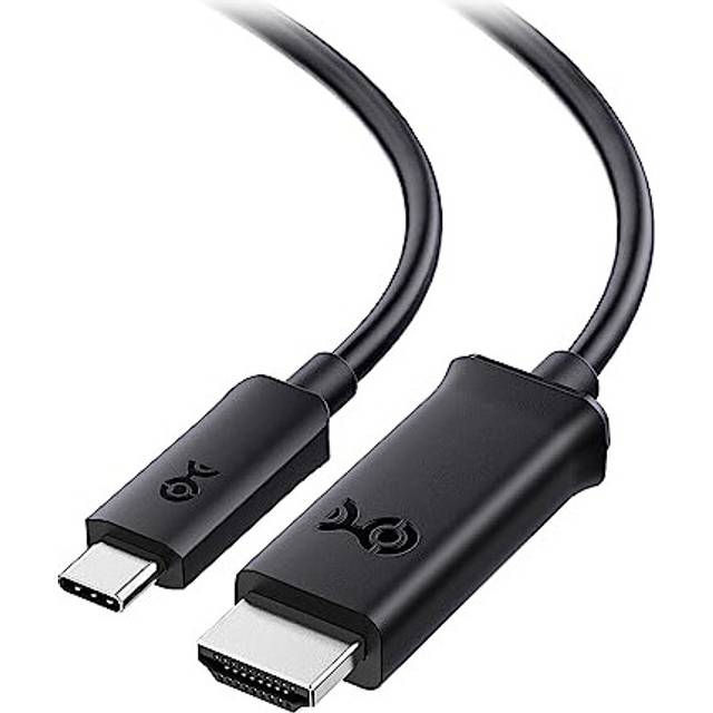 Long USB C to HDMI Cable (USB-C to HDMI Cable) Supporting 4K 60Hz in Black 3m - Thunderbolt 3 Port Compatible for MacBook Pro, Dell XPS 13/15, Surface