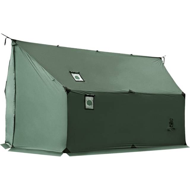 OneTigris TEGIMEN Hammock Hot Tent with Stove Jack, Spacious Versatile Wall Tent with Snow Skirt, 3000mm Waterproof with Zippered Tent Bag (Ranger