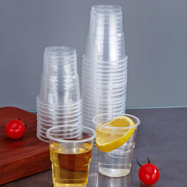 SHEIN 20/100pcs Clear Plastic Cups ,For Hot & Cold Drinks, Party Tableware For Outdoor Picnics, Birthdays, Kitchen, BBQs & Gatherings, Birthday Supplies | V