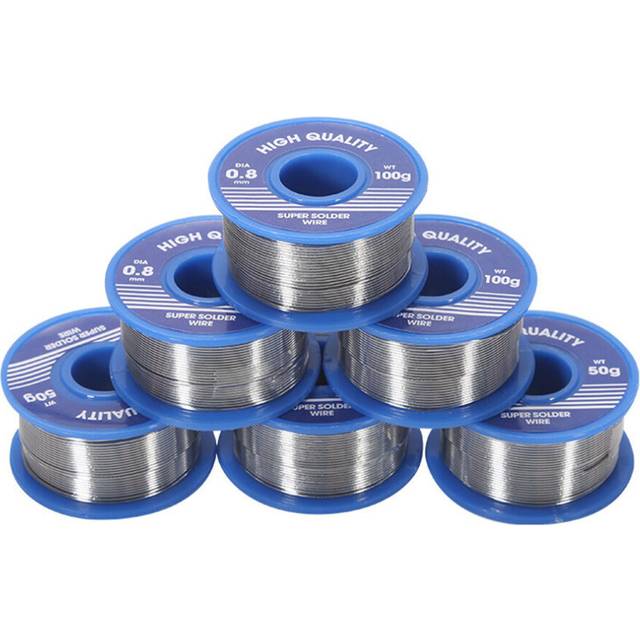 0.8/1.0mm 20/30/50/100g Solder Wire Rosin Core Tin Solder Wire Soldering Welding Flux 2.0% Wire Roll for Electrical Soldering