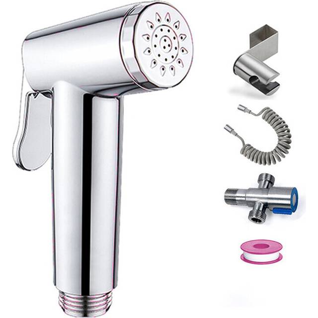 Bidet Faucet Toilet Sprayer ABS Toilet Bidet Sprayer Diaper Shower Head two function Woman Spray Tap Faucet Douche for Bathroom