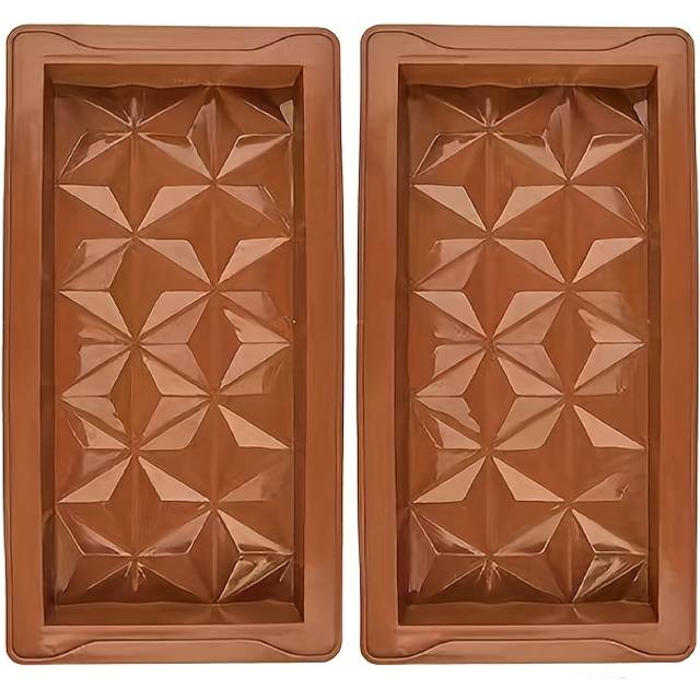 TEMU 1/2/3/4pcs Dubai Chocolate Silicone Mold Set, Suitable For Diy Handmade Chocolates, Heat-resistant Food-grade Material