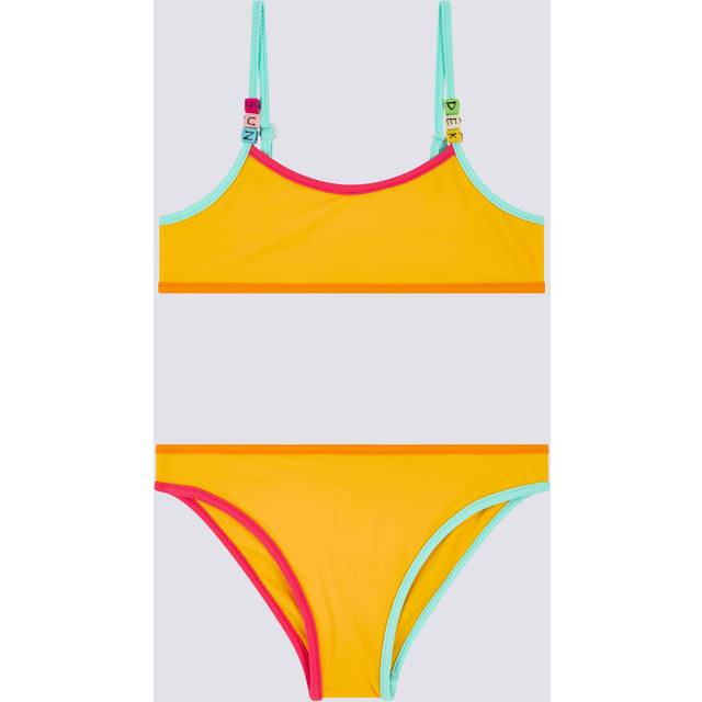 Mini bikini with fixed top and briefs rose 16 - ROSE (16)