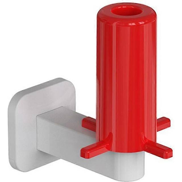 (As show, One size) Vertical Plastic Toilet Tissue Holder Punch-free Toilet Paper Holder Rack