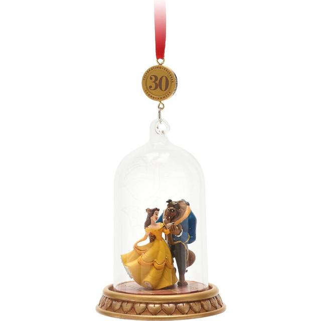 Disney Store Beauty & The Beast 30th Anniversary Legacy Hanging Christmas Ornament: Beauty & The Beast
